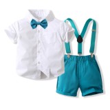 Costum elegant baieti Kidohug, de vara, 3 piese, 1 - 4 ani, diverse modele