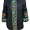 Bluza casual dama R 124, marime 3XL, negru
