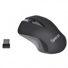 Mouse Spacer SPMO-W12 , Fara fir , Optic , 1000 DPI , Negru