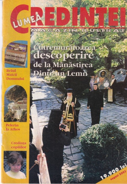 Lumea Credintei, august 2003