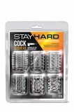 Stay Hard Cock Sleeve Kit Clear - Set 6 Mansoane pentru Penis din Silicon, Orion