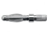 Mufă Banană 4mm Nichelată 30mm