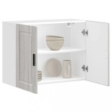 VidaXL Dulap de bucatarie &quot;Porto&quot; din lemn prelucrat Sonoma gri 854073