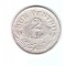 Moneda 2 lei 1924 Poissy, stare relativ buna