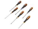 Set Șurubelnițe Pozidriv și Plată ERGO 6 Bucăți BE-9882TB