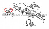 Suport motor Renault Twingo 1 1992-2000, Suport original Renault 7703044138 Kft Auto, Automobile Dacia Mioveni