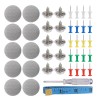 Set 65 Capse Gri Reparatie Plafon Auto OEM, Instalare Usoara - Elemente Habitaclu, Kit Caroserie