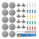 Set 65 Capse Gri Fixare Tapiterie Plafon Auto - Kit Reparatie Universal, Instalare Usoara