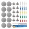 Set de 65 capse pentru reparat plafon auto, usor de instalat, gri