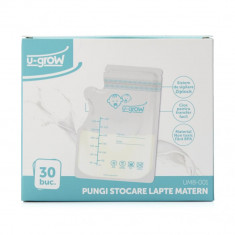 Pungi stocare lapte matern 30buc umb-001 foto