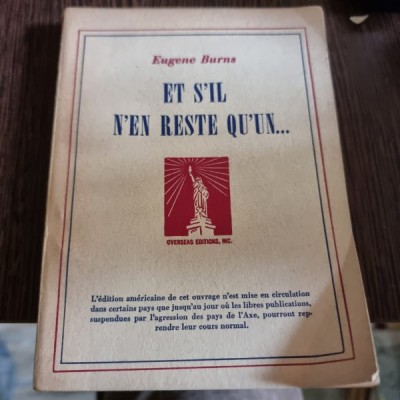 Eugene Burns - Et S&amp;#039;il N&amp;#039;en Reste Qu&amp;#039;un foto