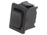 Comutator Basculant Negru 6A/250V IP40