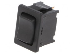 Comutator Basculant Negru 6A/250V IP40