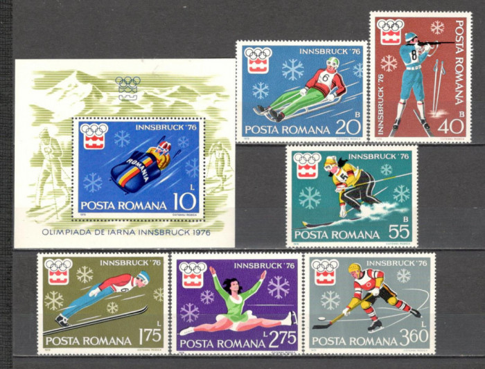 Romania.1976 Olimpiada de iarna INNSBRUCK DR.370