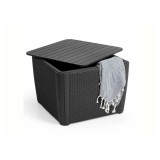 Cumpara ieftin Masă de grădină din plastic Luzon Plus, grafit