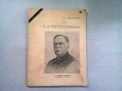 LA MOARTEA LUI C.A. POPESCU PROBOIENI foto