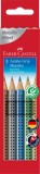 CREIOANE COLORATE 5 CULORI METALIZATE JUMBO GRIP FABER-CASTELL, Faber Castell