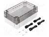 Carcasa policarbonat, 80mmx130mmx50mm, IP66, IP67, FIBOX - PC 100/50 LT
