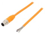 Cablu de conectare M12 PIN: 5 drept 2m