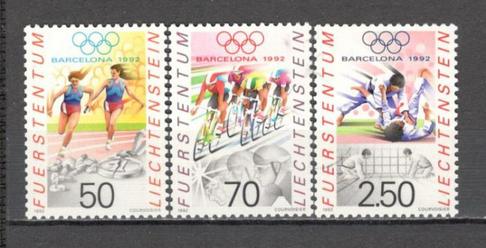 Liechtenstein.1992 Olimpiada de vara BARCELONA SL.234