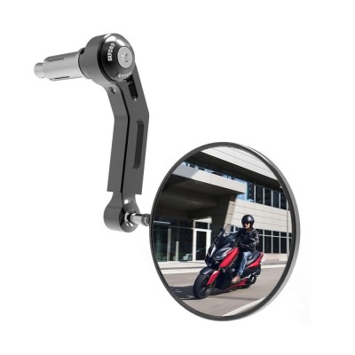 Oglinzi cu capeti ghidon Oxford Premium, argintiu, Dreapta foto