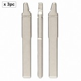 Set 3 lame cheie auto 98# HU101 pentru Ford Focus