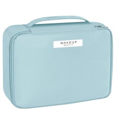 Geanta de Calatorie, Cyrax, pentru Cosmetice si Articole de Toaleta, Material Impermeabil, 2 in 1, Portfard Interior Detasabil, 23 x 16 x 8 cm, Albast