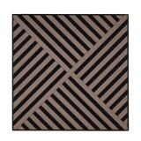 Panou acustic de perete Deco VIII cu aspect de stejar uleiat, 60x60x1,8 cm