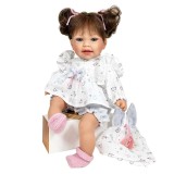 Cumpara ieftin Papusa Nines D&#039;Onil Little Susi Dou Dou cu sunete, parul saten, jucarie, miros de vanilie, 40 cm