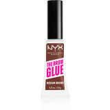 NYX Professional Makeup The Brow Glue gel pentru sprancene culoare 03 Medium Brown 5 g