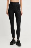 adidas Performance leggins de antrenament Optime culoarea negru, cu imprimeu, JV5185