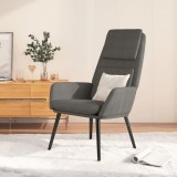 VidaXL Scaun de relaxare, gri deschis, material textil