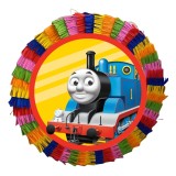 Piniata pentru petreceri, 35 cm, multicolora, model Thomas, umplutura inclusa