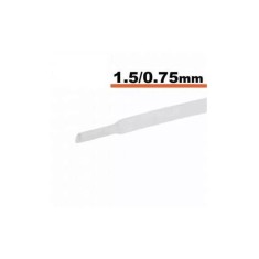 Tub termocontractibil alb 1.5mm/ 0.75mm 0.5m