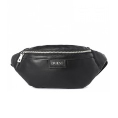 Guess, Scala, Piele sintetică, Borsetă din textil, HMESCAP1230, Negru, 21,3 x 15 x 7,5 cm, Pentru bărbați