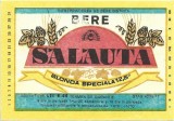 NI470 Etichetă bere blondă specială Salauta, &Icirc;ntreprinderea de bere Bistrița
