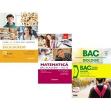 Pachet Bacalaureat 2026. Limba si literatura romana 72 teste complete, Matematica M1. Teste si Biologie. Notiuni teoretice si teste pentru clasele 9-1