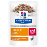 Cumpara ieftin Hill&#039;s Prescription Diet Feline C/D Urinary Stress with Chicken, 85 g