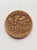 1374 Albania 0.05 leke 1940 Vittorio Emanuele III km 27, Europa