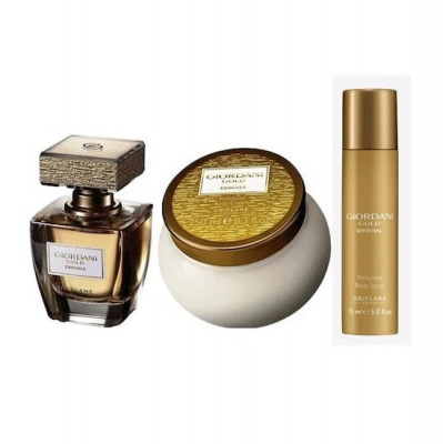 Set Giordani Gold Essenza Ea (parfum 50,crema corp 250,deodorant 75) foto