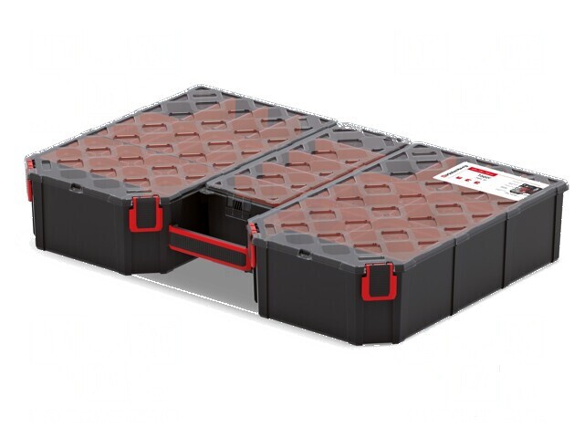 Container cu partiții neagră