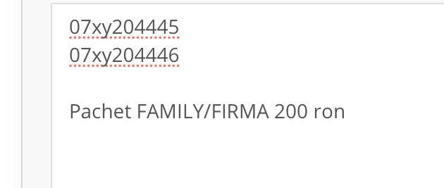 Cartele numere usoare consecutive