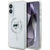 Husa MagSafe pentru Samsung Galaxy S25 Edge S937, Karl Lagerfeld, IML Choupette&#039;s Head, Alba