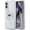 Husa MagSafe pentru Samsung Galaxy S25 Edge S937, Karl Lagerfeld, IML Choupette&#039;s Head, Alba