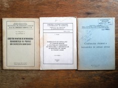 Lot 3 brosuri Uz Intern cu probleme legate de Silvicultura / R3P4F