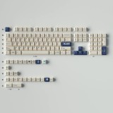 Set 130 taste pentru tastatura mecanica GMK, plastic, alb, albastru