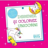 Desenez si colorez unicorni. Punct cu punct - Editura Ars Libri