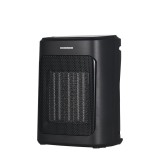 Radiator ceramic Heinner HCH-MD20BK, 2 trepte de putere: 1200/2000 W, Afisaj LED, Control tactil, Temporizator 24h, Negru