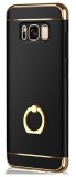 Cumpara ieftin Husa Samsung Galaxy J3 2017 Elegance Luxury 3in1 Ring Neagra Protectie Anti-soc PC