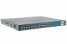 Switch Cisco 3550 Inline Power PoE 24Port 10/100 + 2GBIC - WS-C3550-24PWR-SMI foto